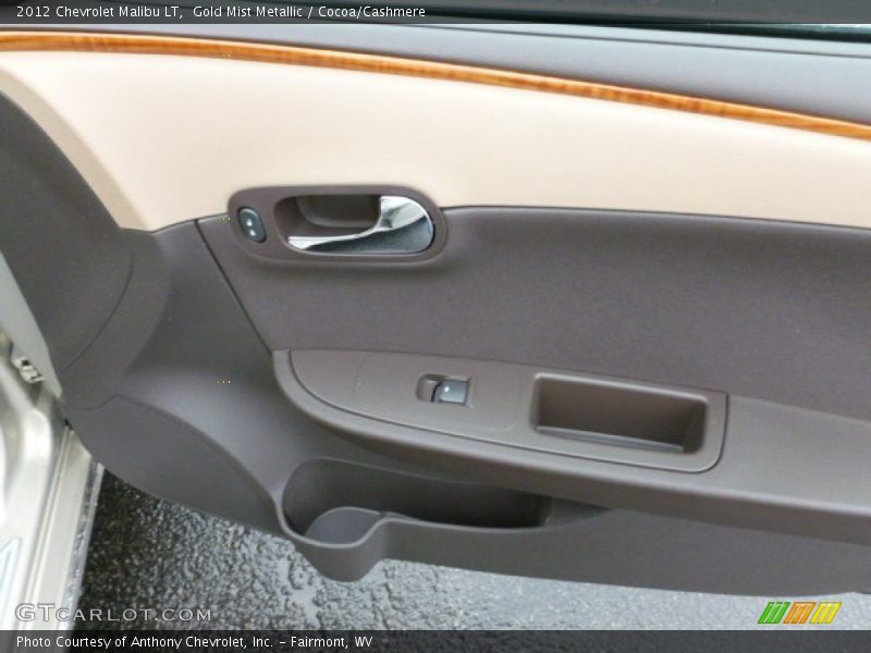 Gold Mist Metallic / Cocoa/Cashmere 2012 Chevrolet Malibu LT