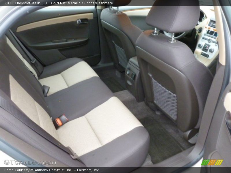 Gold Mist Metallic / Cocoa/Cashmere 2012 Chevrolet Malibu LT