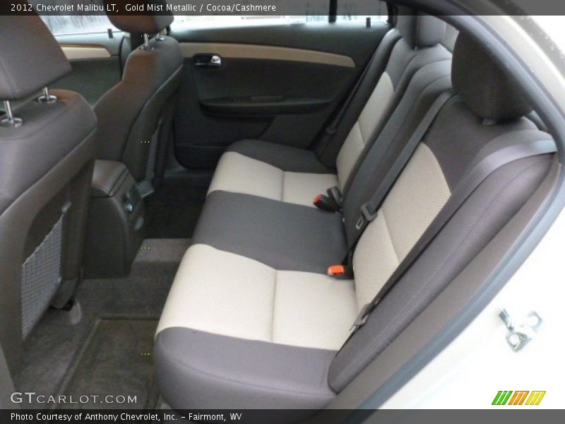 Gold Mist Metallic / Cocoa/Cashmere 2012 Chevrolet Malibu LT