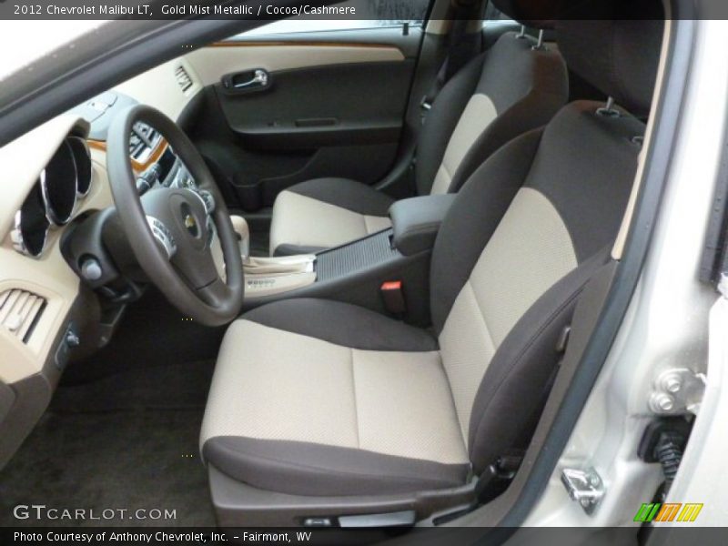 Gold Mist Metallic / Cocoa/Cashmere 2012 Chevrolet Malibu LT