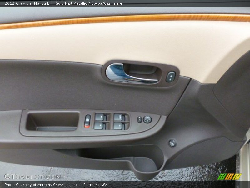 Gold Mist Metallic / Cocoa/Cashmere 2012 Chevrolet Malibu LT