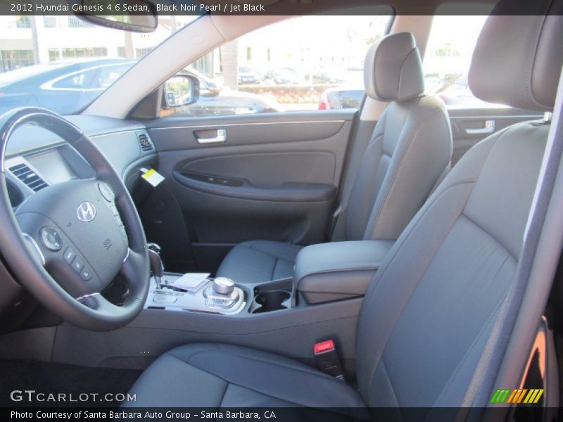 Black Noir Pearl / Jet Black 2012 Hyundai Genesis 4.6 Sedan