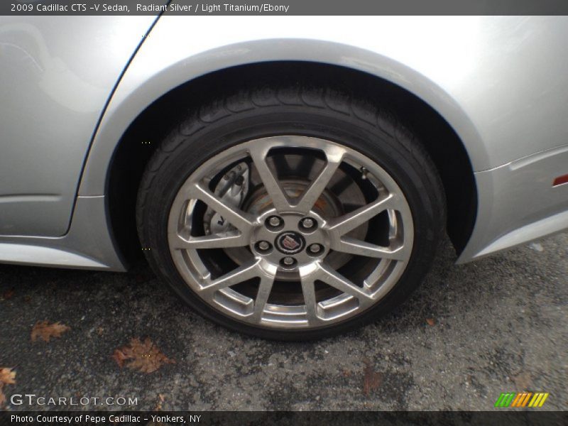 Radiant Silver / Light Titanium/Ebony 2009 Cadillac CTS -V Sedan