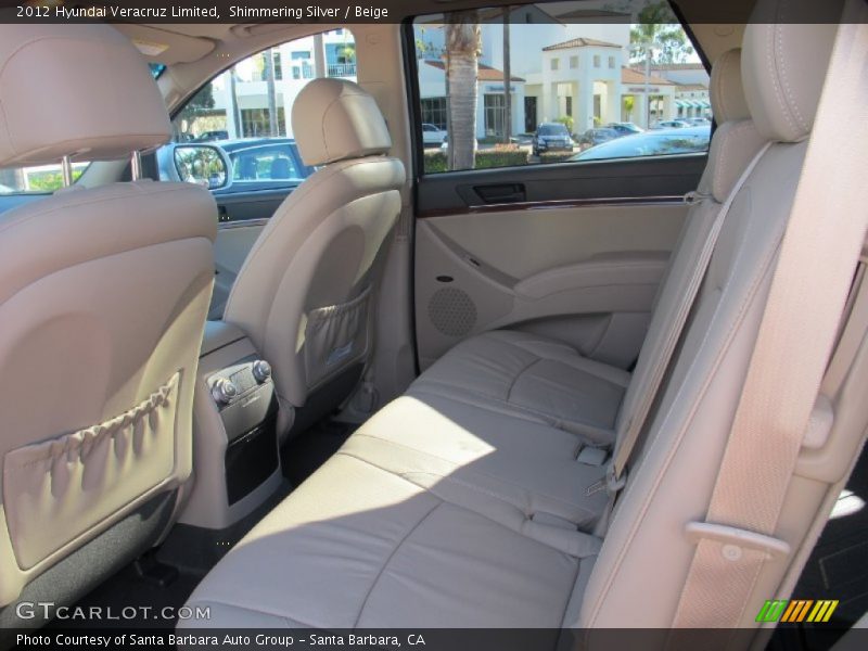 Shimmering Silver / Beige 2012 Hyundai Veracruz Limited