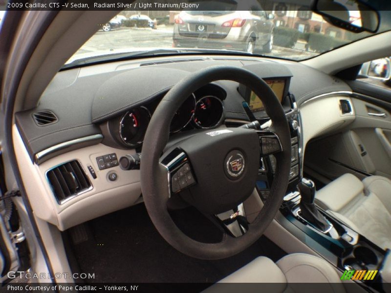 Radiant Silver / Light Titanium/Ebony 2009 Cadillac CTS -V Sedan
