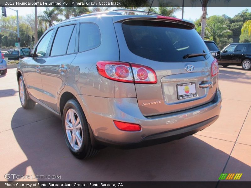 Mineral Gray / Cocoa Black 2012 Hyundai Santa Fe Limited V6