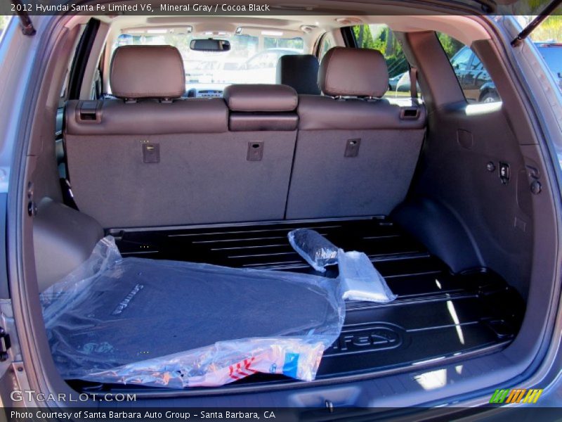 Mineral Gray / Cocoa Black 2012 Hyundai Santa Fe Limited V6