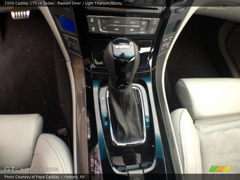 Radiant Silver / Light Titanium/Ebony 2009 Cadillac CTS -V Sedan