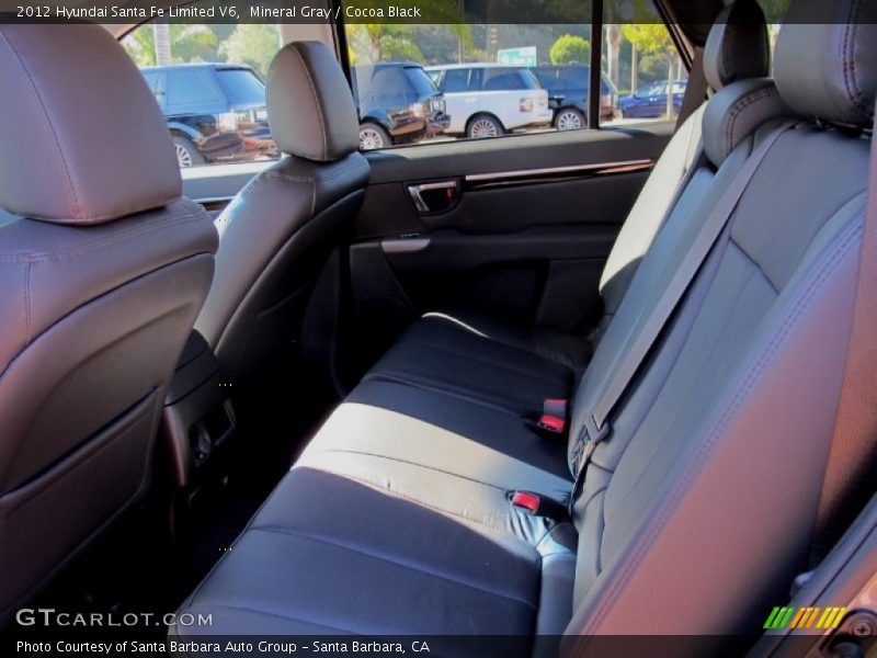 Mineral Gray / Cocoa Black 2012 Hyundai Santa Fe Limited V6