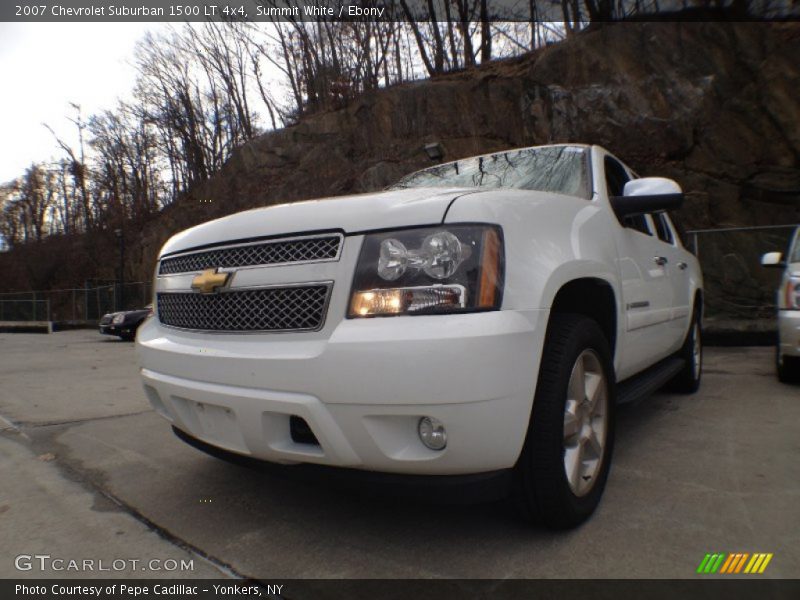 Summit White / Ebony 2007 Chevrolet Suburban 1500 LT 4x4
