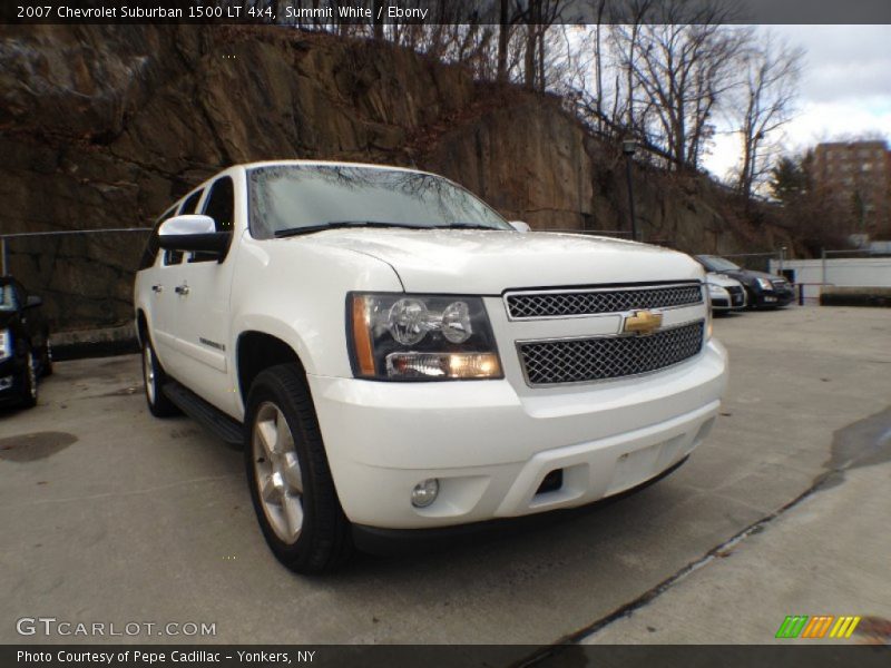 Summit White / Ebony 2007 Chevrolet Suburban 1500 LT 4x4