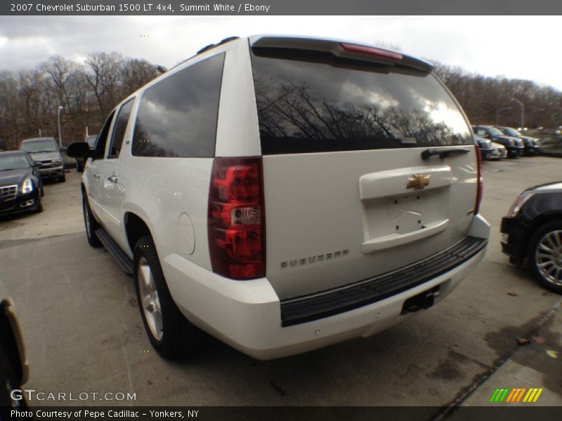 Summit White / Ebony 2007 Chevrolet Suburban 1500 LT 4x4