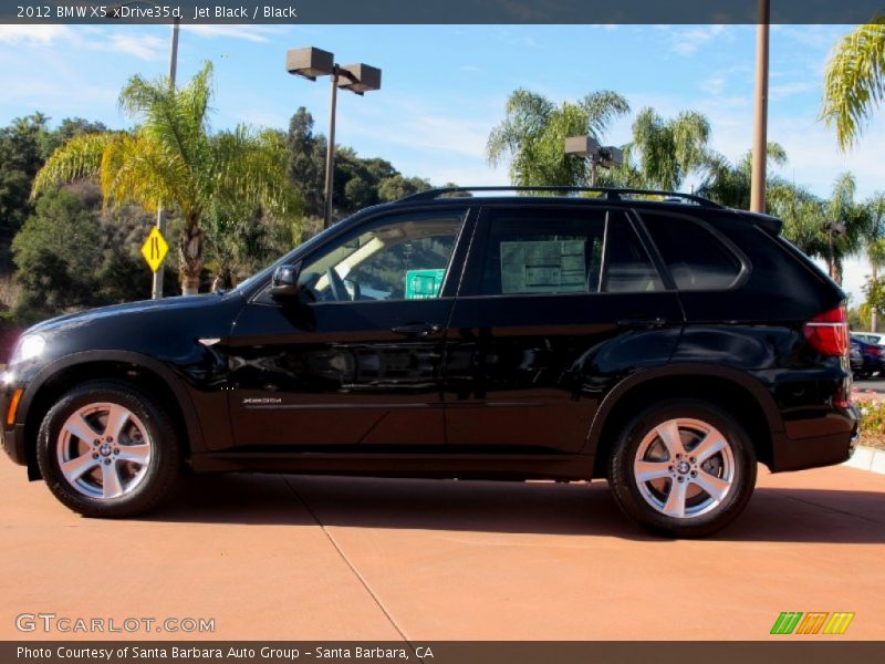 Jet Black / Black 2012 BMW X5 xDrive35d