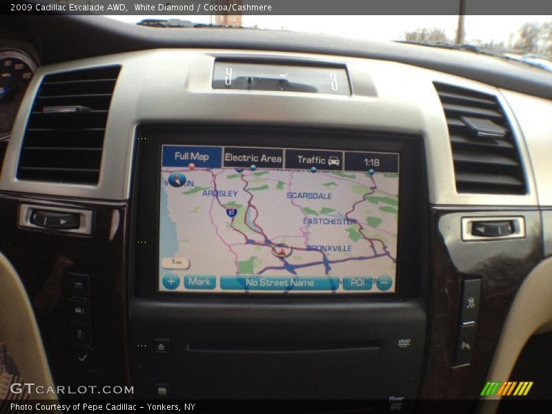 White Diamond / Cocoa/Cashmere 2009 Cadillac Escalade AWD