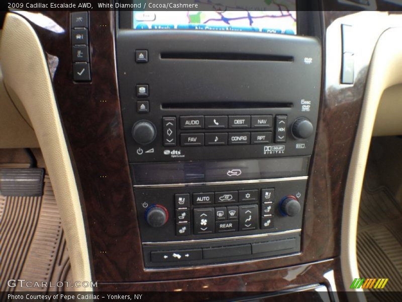 White Diamond / Cocoa/Cashmere 2009 Cadillac Escalade AWD