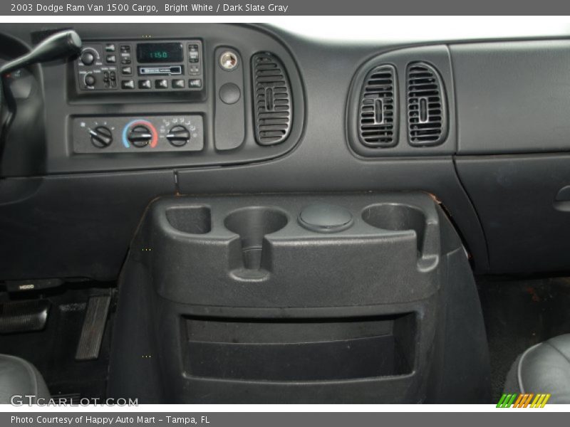 Bright White / Dark Slate Gray 2003 Dodge Ram Van 1500 Cargo