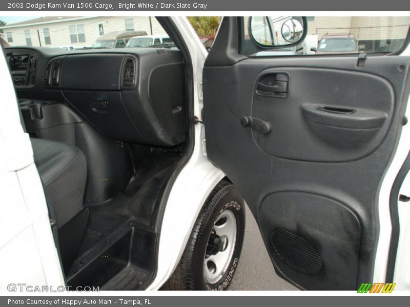 Bright White / Dark Slate Gray 2003 Dodge Ram Van 1500 Cargo