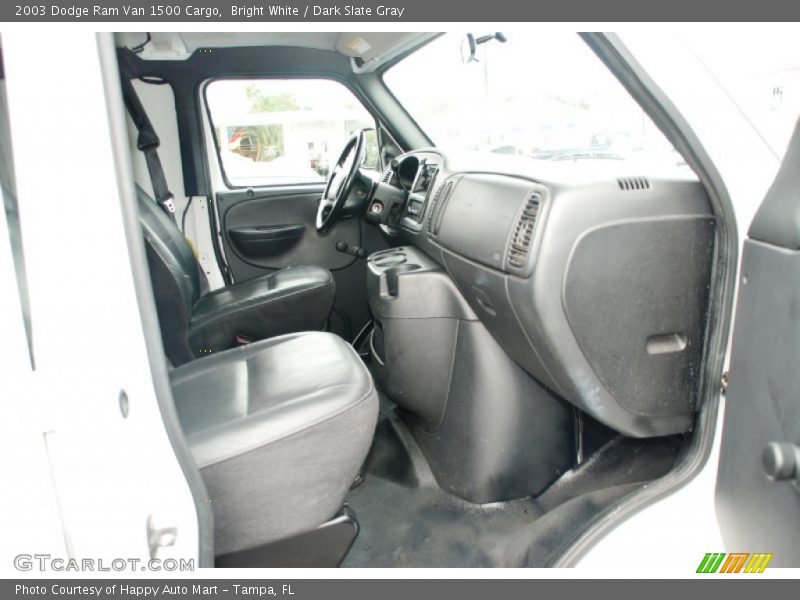 Bright White / Dark Slate Gray 2003 Dodge Ram Van 1500 Cargo