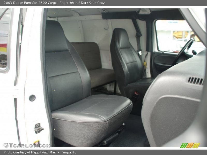 Bright White / Dark Slate Gray 2003 Dodge Ram Van 1500 Cargo