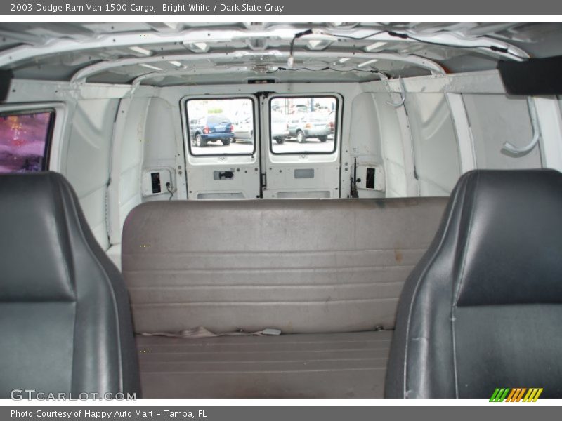 Bright White / Dark Slate Gray 2003 Dodge Ram Van 1500 Cargo