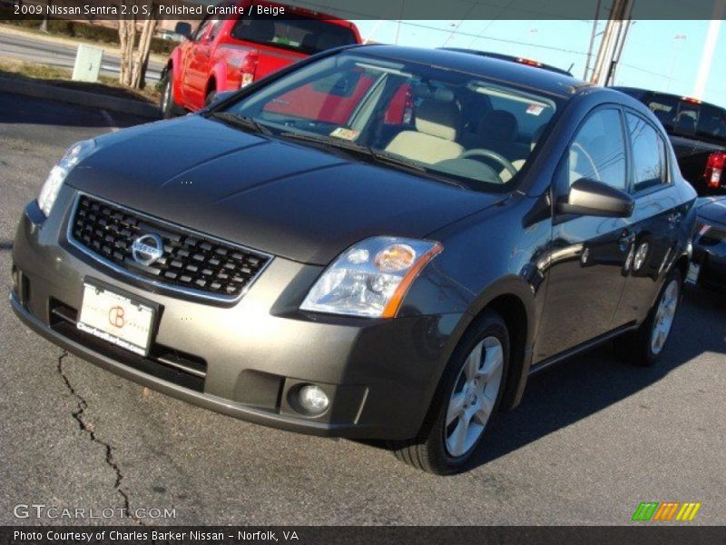Polished Granite / Beige 2009 Nissan Sentra 2.0 S