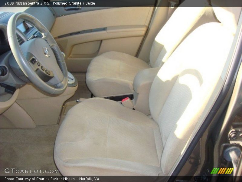 Polished Granite / Beige 2009 Nissan Sentra 2.0 S