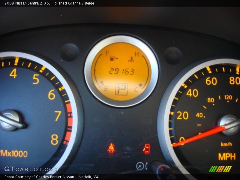 Polished Granite / Beige 2009 Nissan Sentra 2.0 S