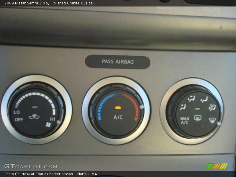 Polished Granite / Beige 2009 Nissan Sentra 2.0 S