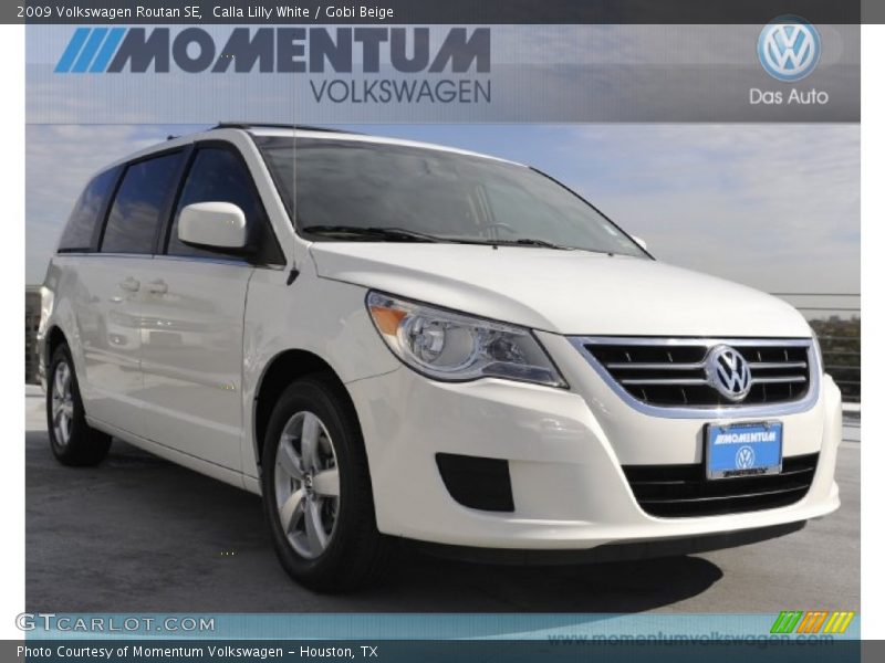 Calla Lilly White / Gobi Beige 2009 Volkswagen Routan SE