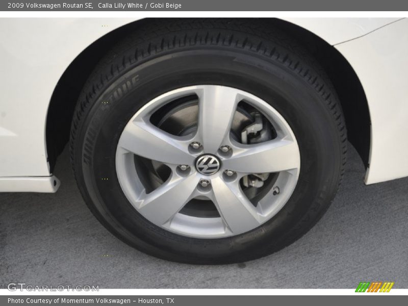 Calla Lilly White / Gobi Beige 2009 Volkswagen Routan SE