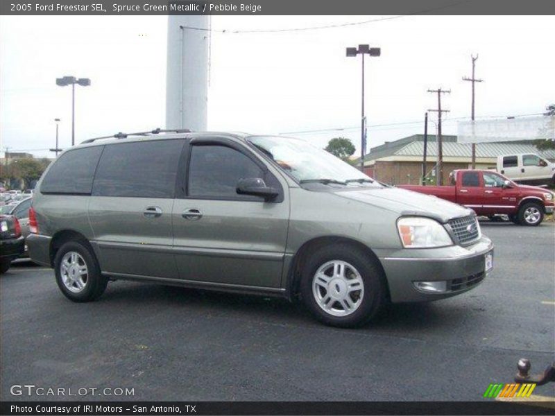 Spruce Green Metallic / Pebble Beige 2005 Ford Freestar SEL