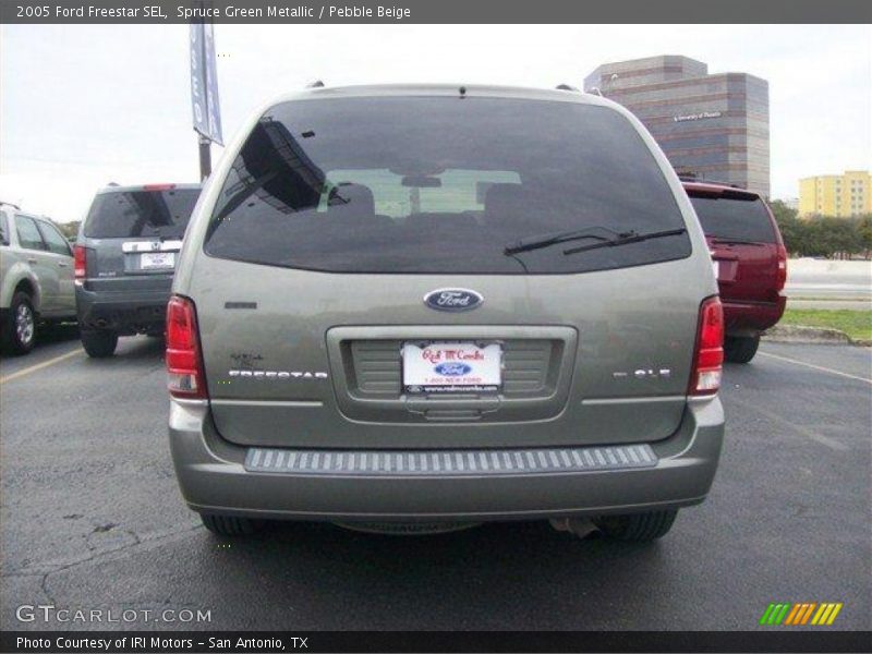 Spruce Green Metallic / Pebble Beige 2005 Ford Freestar SEL
