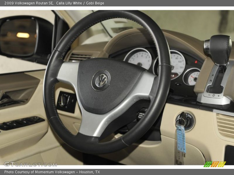 Calla Lilly White / Gobi Beige 2009 Volkswagen Routan SE