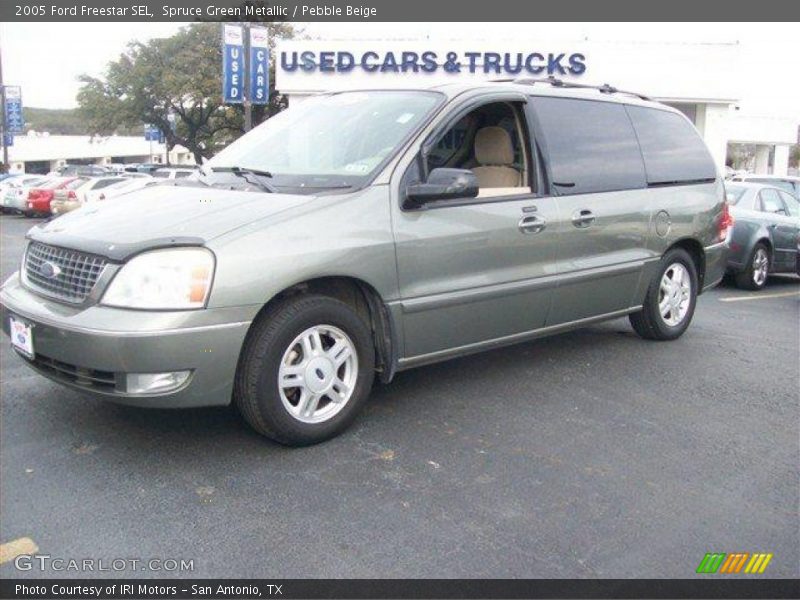 Spruce Green Metallic / Pebble Beige 2005 Ford Freestar SEL