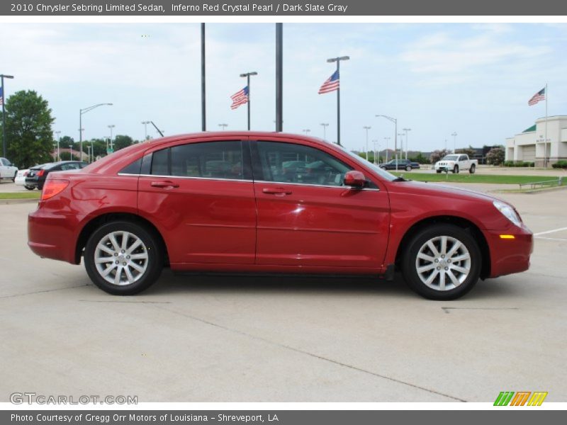  2010 Sebring Limited Sedan Inferno Red Crystal Pearl