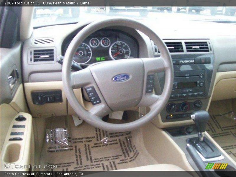 Dune Pearl Metallic / Camel 2007 Ford Fusion SE