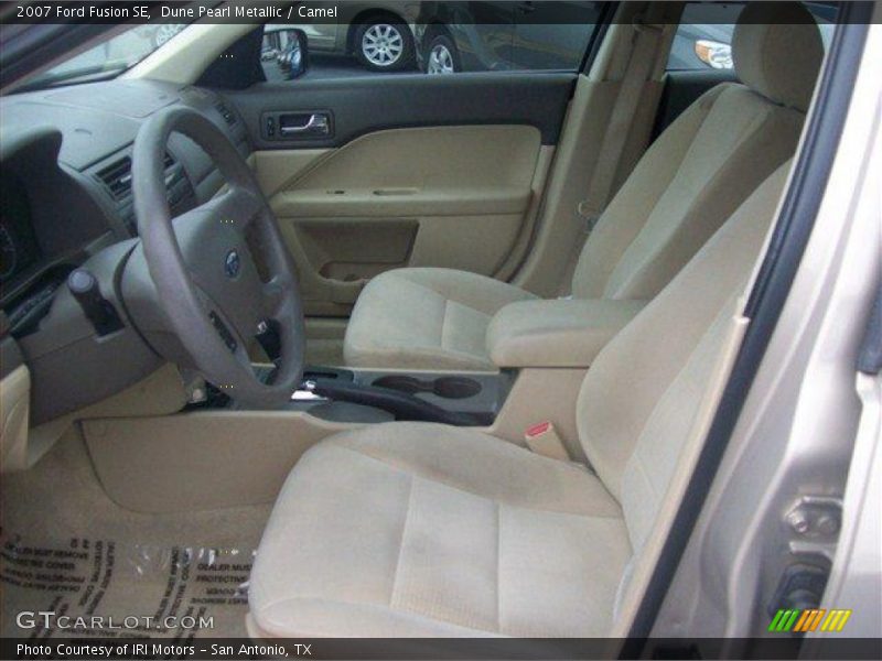 Dune Pearl Metallic / Camel 2007 Ford Fusion SE