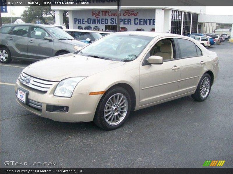 Dune Pearl Metallic / Camel 2007 Ford Fusion SE