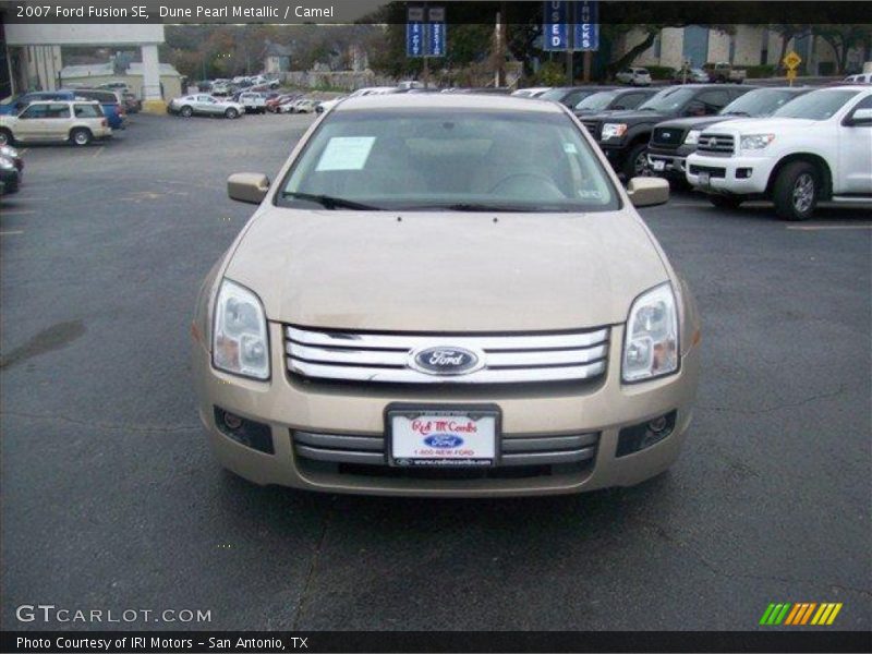 Dune Pearl Metallic / Camel 2007 Ford Fusion SE