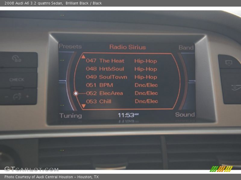 Brilliant Black / Black 2008 Audi A6 3.2 quattro Sedan