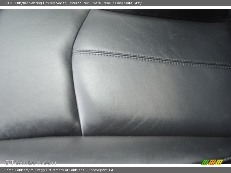 Inferno Red Crystal Pearl / Dark Slate Gray 2010 Chrysler Sebring Limited Sedan