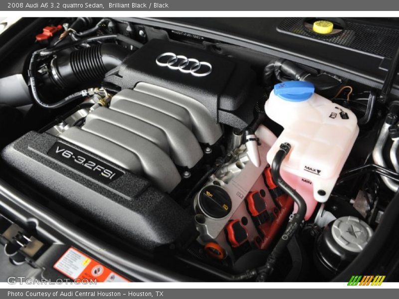 Brilliant Black / Black 2008 Audi A6 3.2 quattro Sedan