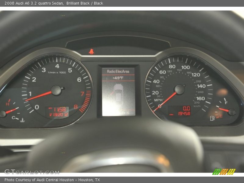 Brilliant Black / Black 2008 Audi A6 3.2 quattro Sedan