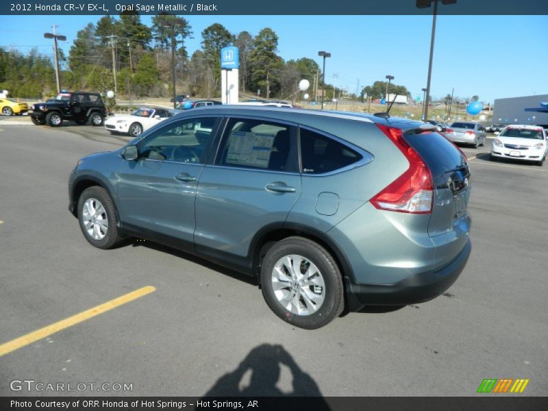 Opal Sage Metallic / Black 2012 Honda CR-V EX-L