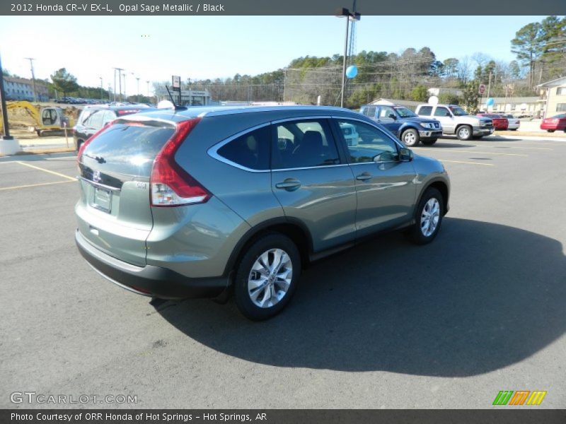 Opal Sage Metallic / Black 2012 Honda CR-V EX-L