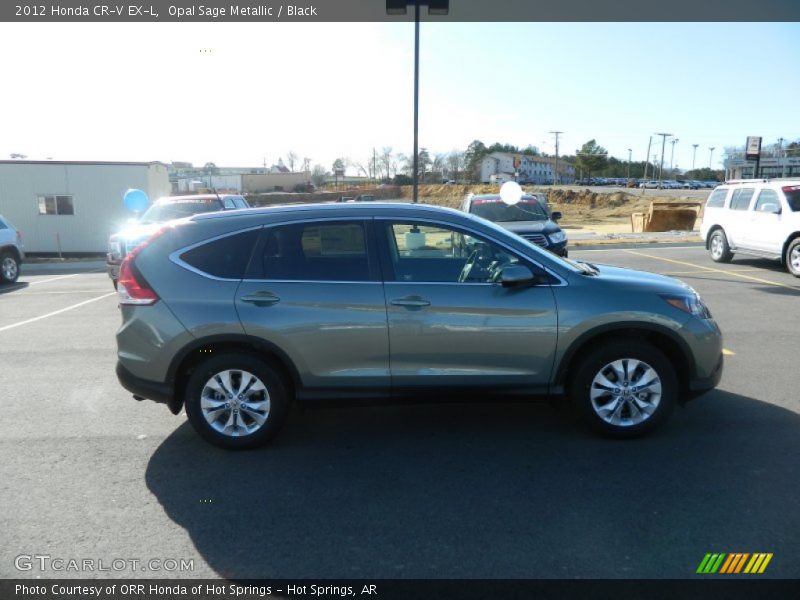 Opal Sage Metallic / Black 2012 Honda CR-V EX-L