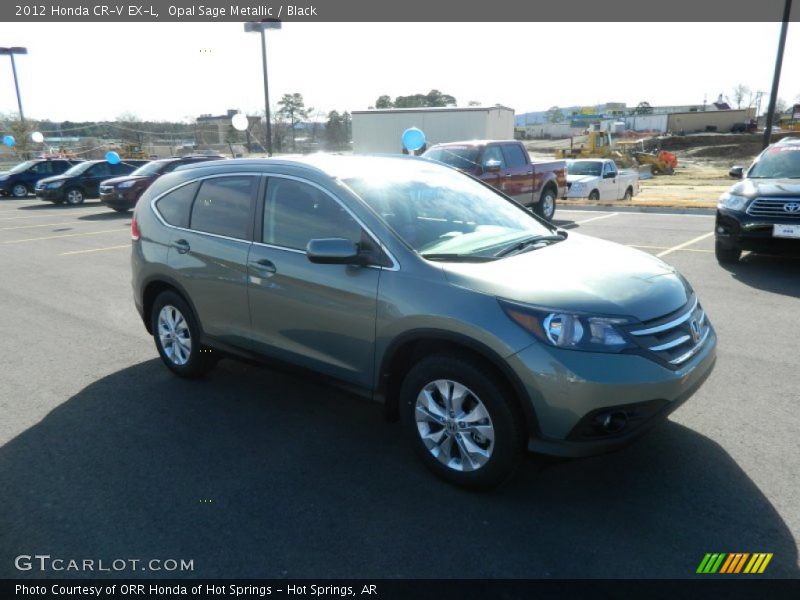 Opal Sage Metallic / Black 2012 Honda CR-V EX-L