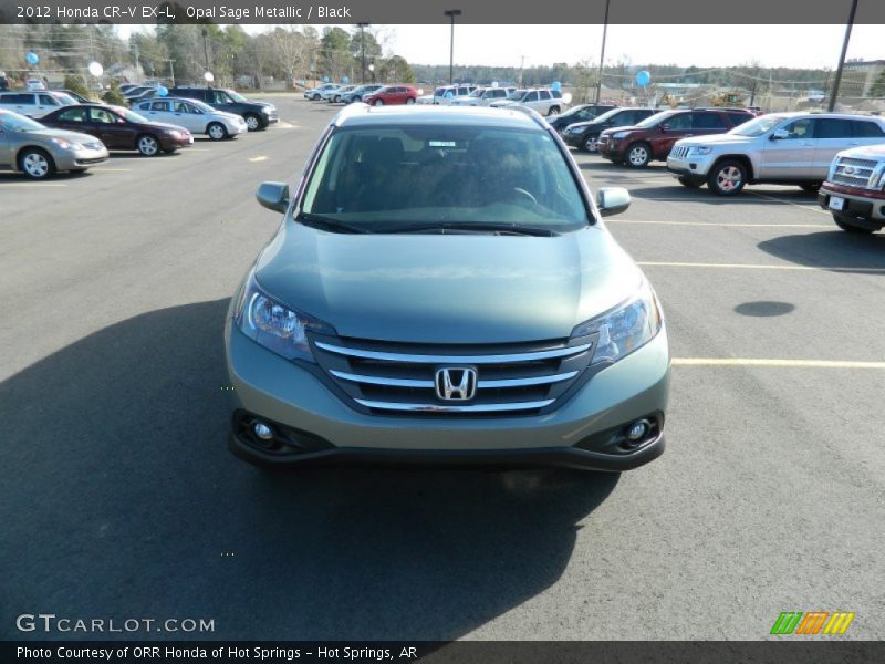 Opal Sage Metallic / Black 2012 Honda CR-V EX-L