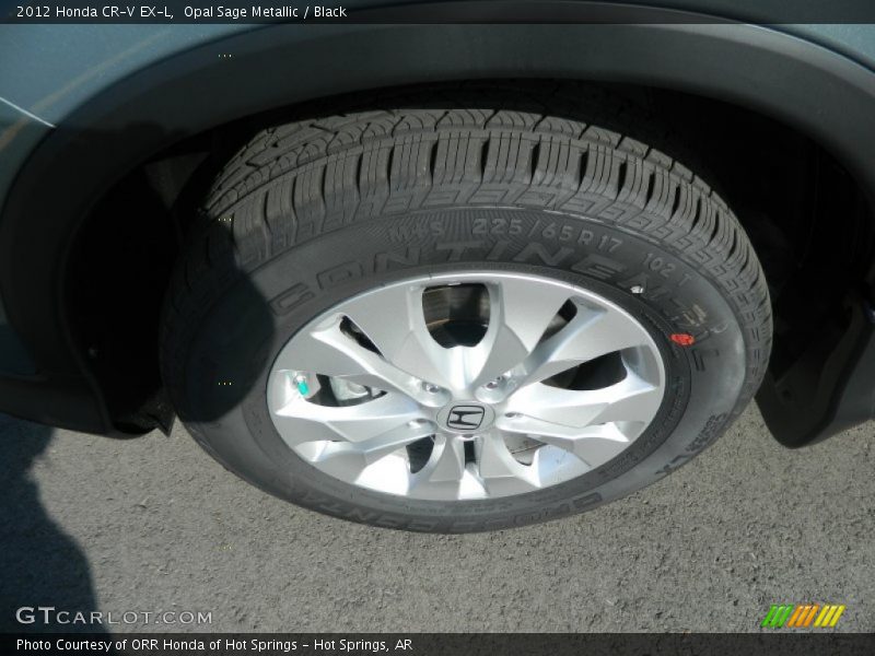 Opal Sage Metallic / Black 2012 Honda CR-V EX-L