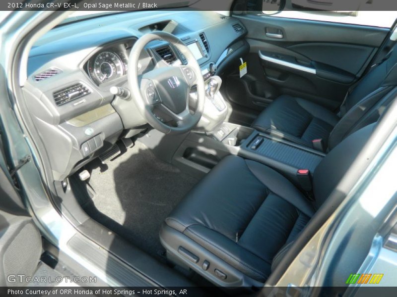 Opal Sage Metallic / Black 2012 Honda CR-V EX-L